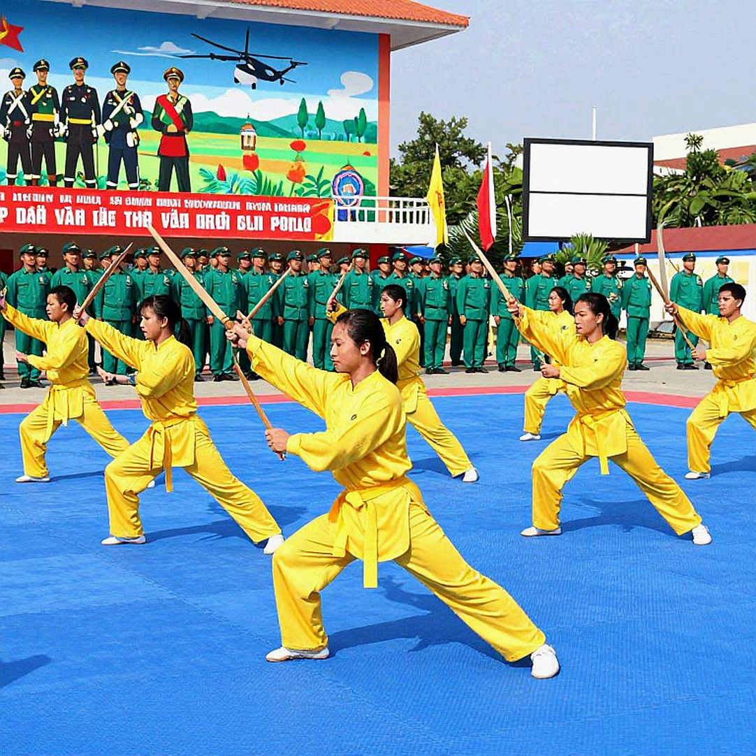Đôi hỗn hợp poomsae Việt Nam ở Chuncheon: tấm HCV được dựng từ một khoảng lặng